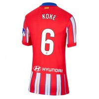 Atletico Madrid Koke #6 Replika Hemmatröja Dam 2024-25 Kortärmad